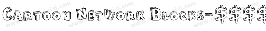 Cartoon Network Blocks字体转换